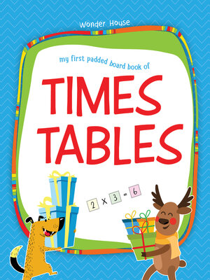 cover image of My First Padded Board Books of Times Tables